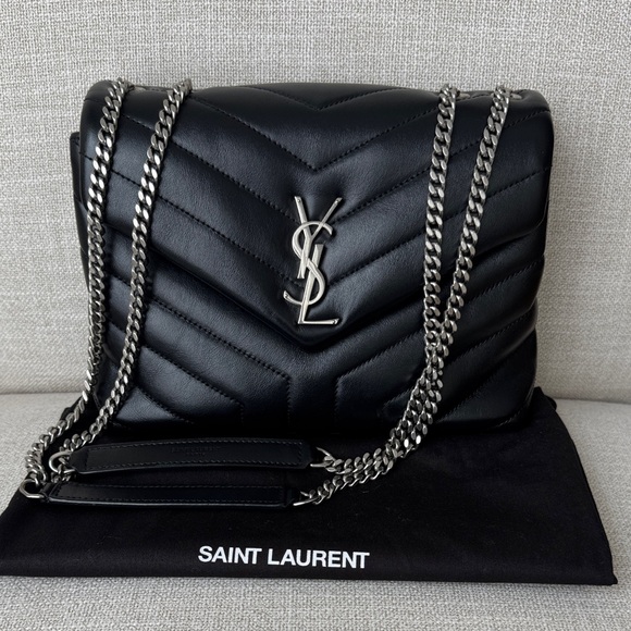Authentic Saint Laurent Loulou small Quilted leather Shoulder Bag w/ COA - Picture 4 of 15